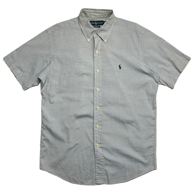 LEVI'S 데님 린넨 웨스턴 반팔 셔츠 S