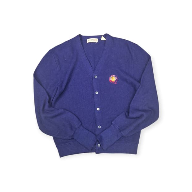 빈티지 아크릴 가디건 아이조드