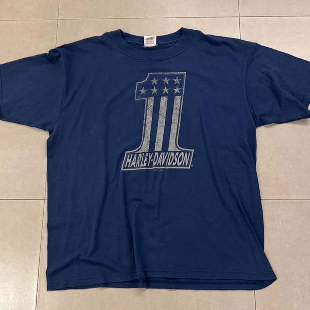 빈티지 Harley Davidson 티셔츠 XXL