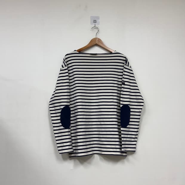 세인트제임스 엘보패치 스트라이프 티셔츠M