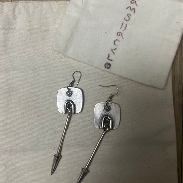 램쉐클 은 귀걸이 