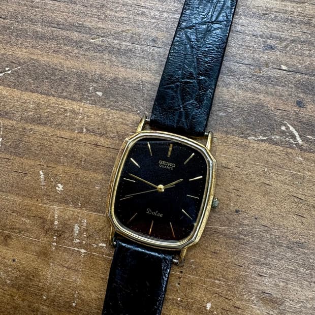 빈티지 세이코 금장시계