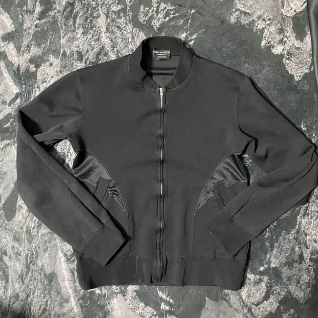 꼼데가르송 옴므 플러스 애버그린 폴리축융 집업