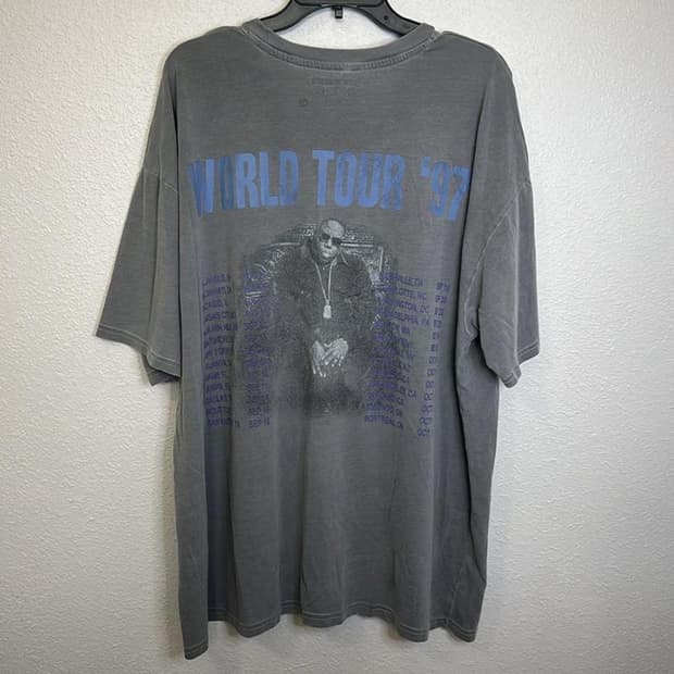 90’s 빈티지 The Notorious B.I.G 투어 티셔츠 XL