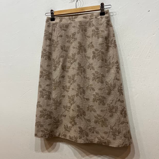 Chloe 끌로에 울 패턴 스커트 치마 