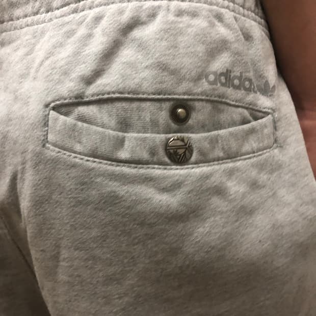 빈티지 아디다스 그레이 버뮤다 팬츠