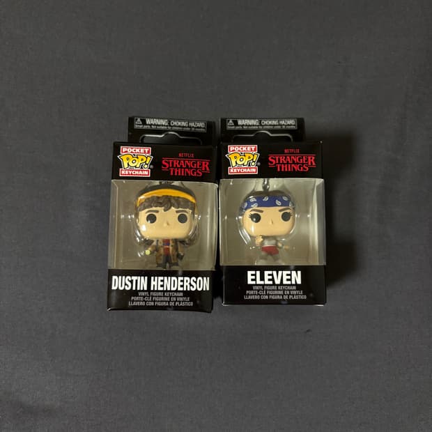 펀코 포켓팝 넷플릭스 기묘한 이야기 키링 일괄