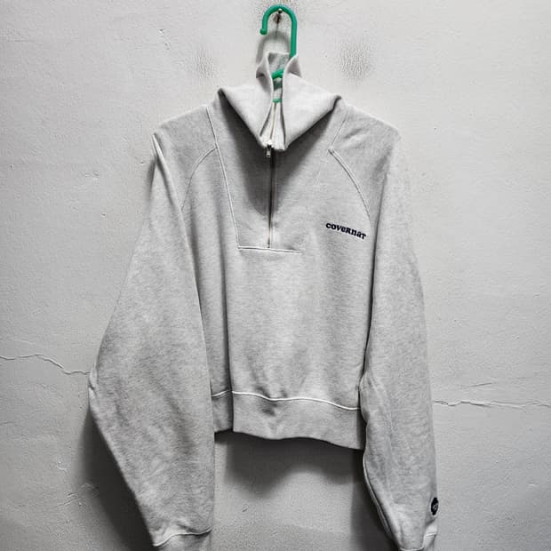 커버낫 크롭 하프집업 