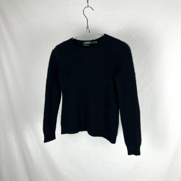 Polo Ralph Lauren 캐시미어 가죽패치 니트 