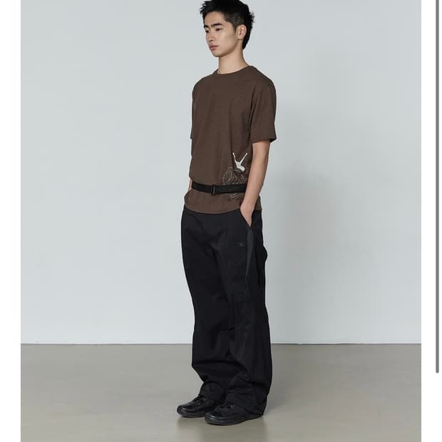 판매)산산기어 웰트 패치드 팬츠 블랙 3사이즈 새상품