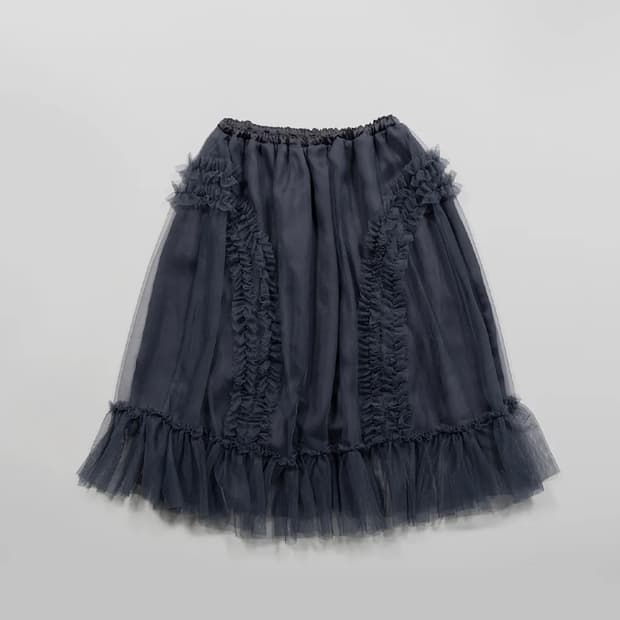 생긴스튜디오 Banding ruffle sha skirt (dusty b
