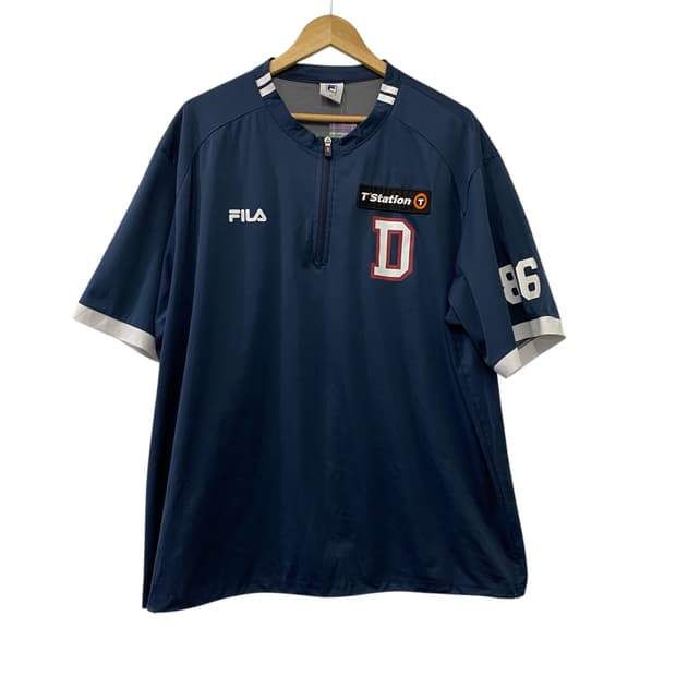 휠라 두산베어스 반팔웜업(115)