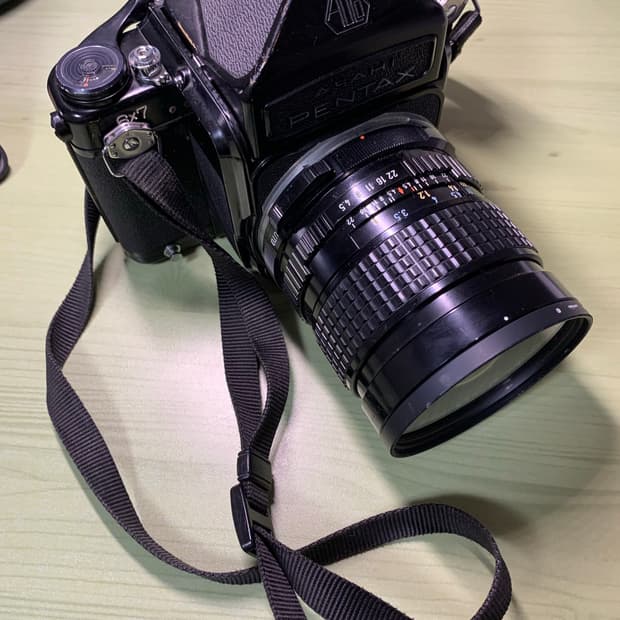 펜탁스 67 , 75mm f4.5 ,필름등