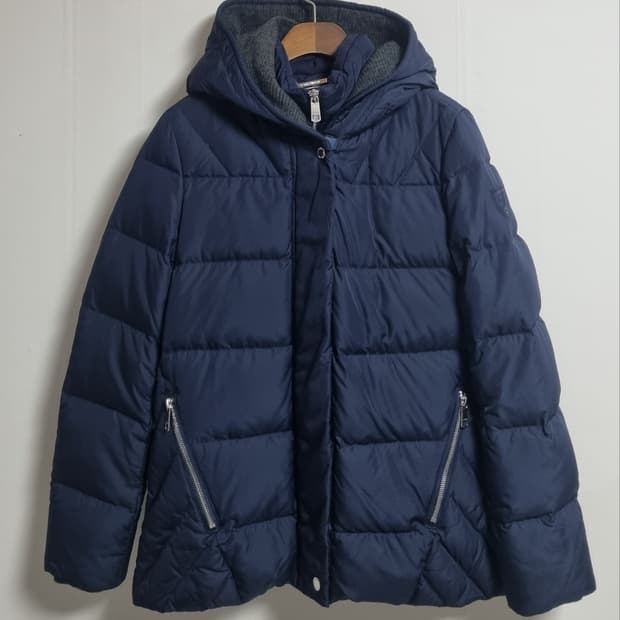 S (55) 타미힐피거 네이비 덕다운 오리털패딩