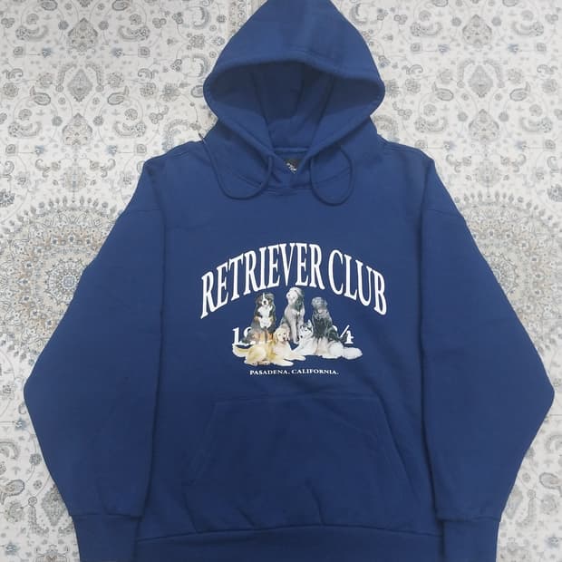 리트리버 클럽 후드티 네이비 L