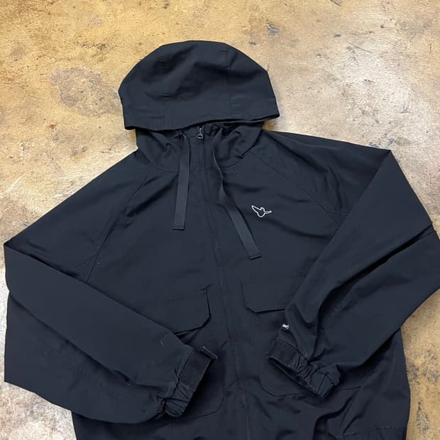 [정품/S] 와릿이즌 후드 바람막이 블랙 b16