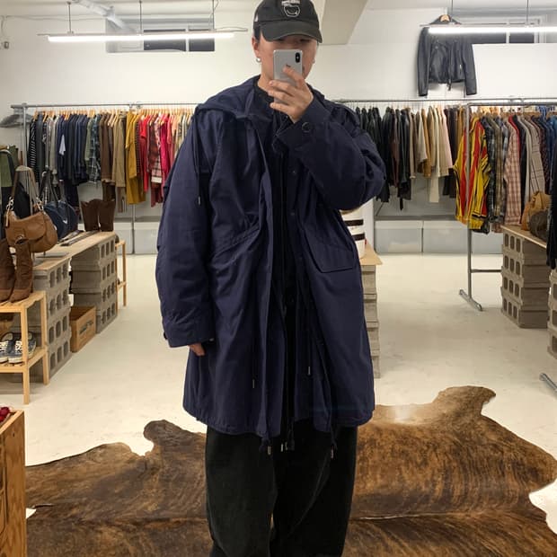 Y/PROJECT Hooded Drawstring Parka 피쉬테일파카