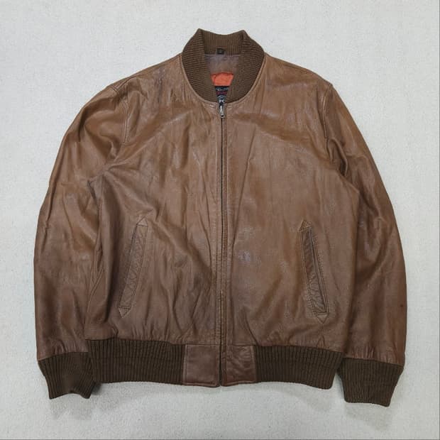 90s 양가죽 봄버 자켓