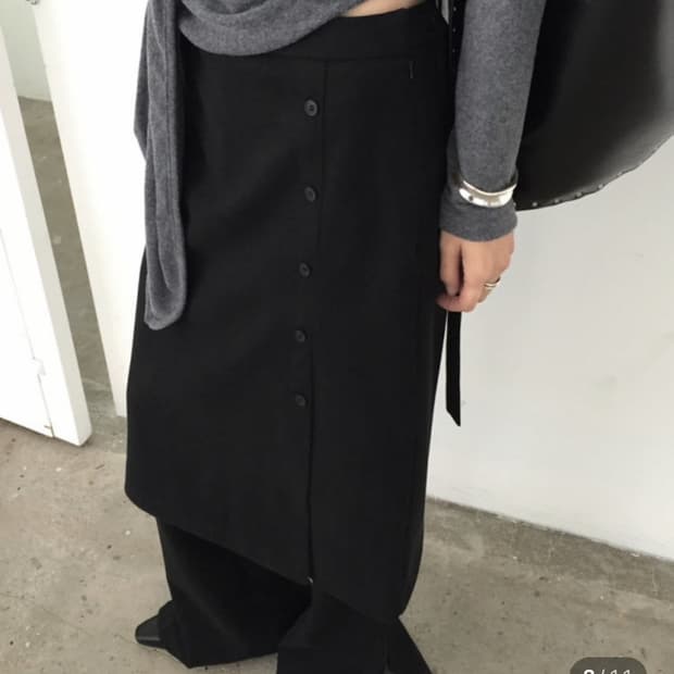 림뮤 레이어드 슬랙스 팬츠 