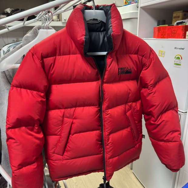 90s 퍼스트다운 USA 다운 리버시블 푸퍼 패딩 자켓