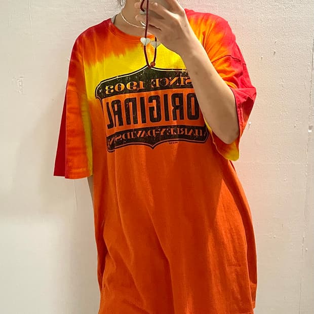 할리데이비슨 타이다이 티셔츠