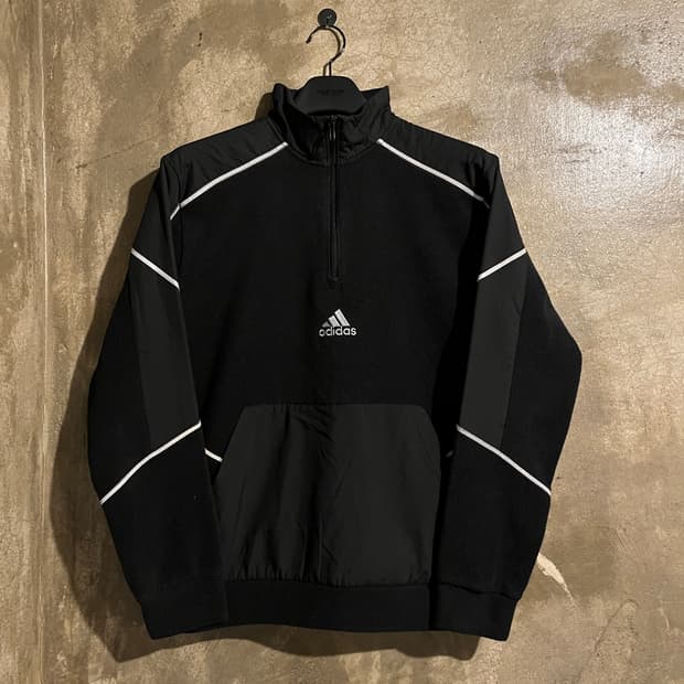 아디다스 플리스 반집업