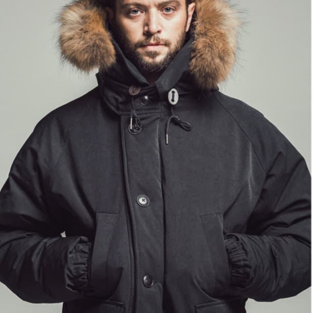 프리즘웍스 / 헤비 프로스트 다운 파카 블랙 / L