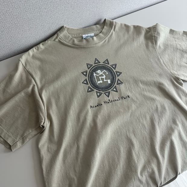90s Acadia National Park 빈티지 반팔
