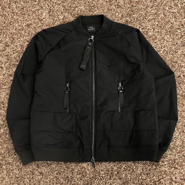 아르마니 익스체인지 투웨이 봄버 자켓