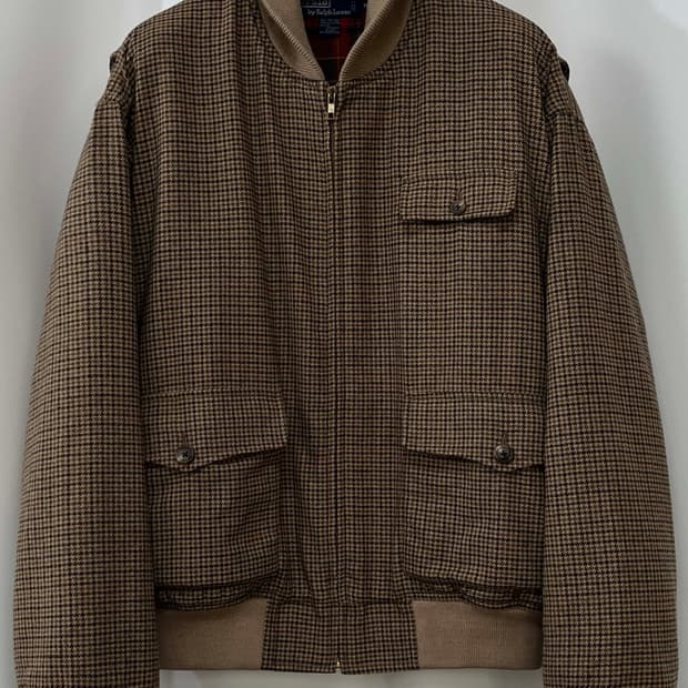 폴로 랄프로렌 하운드투스 A-2 플라이트 울 해링턴 자켓