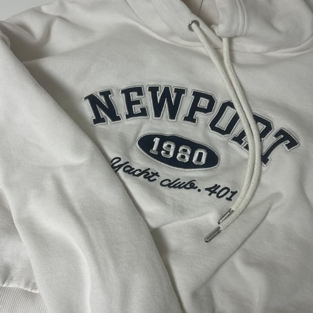 스파오 크롭 후드디 