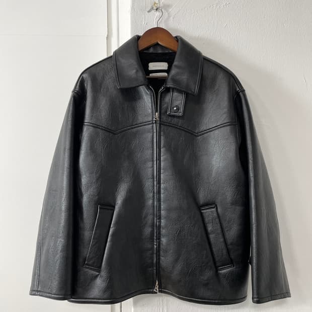 빈티지 웨스턴 가죽 자켓