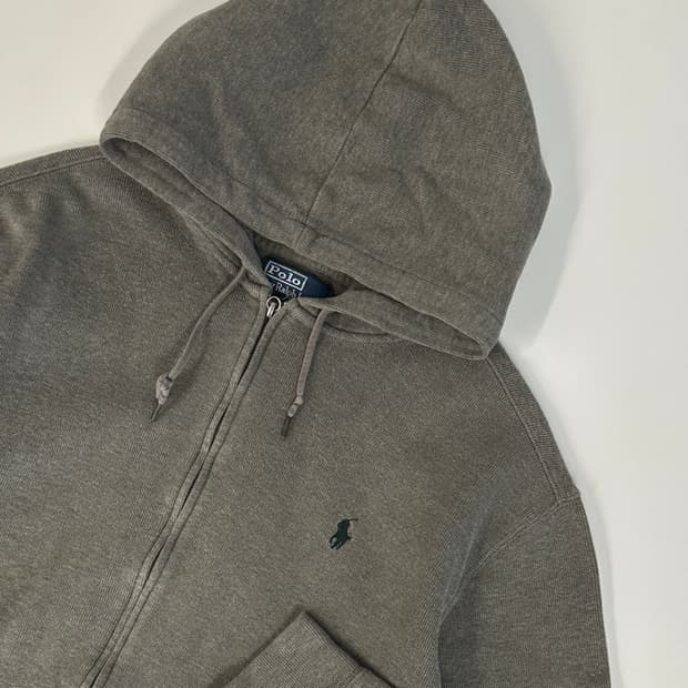 Polo 폴로 랄프로렌 투웨이  후드집업 (xl) 딥그레이
