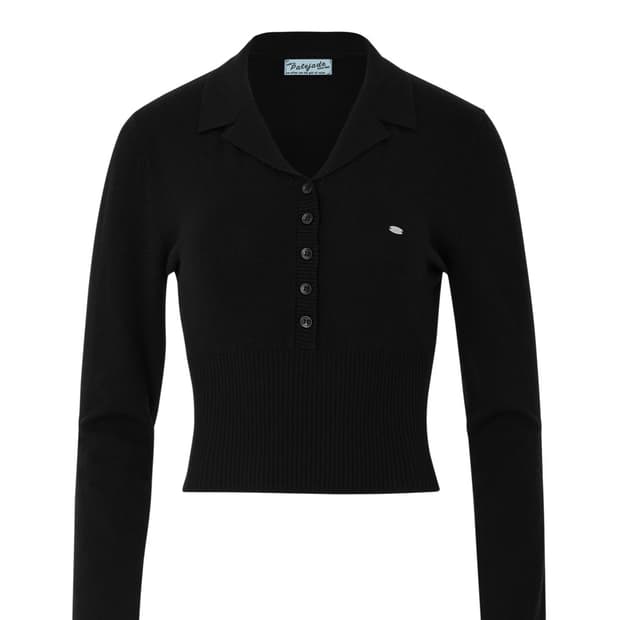 페일제이드 카라 니트 티