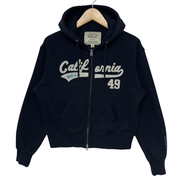 후아유 아치로고 후드집업