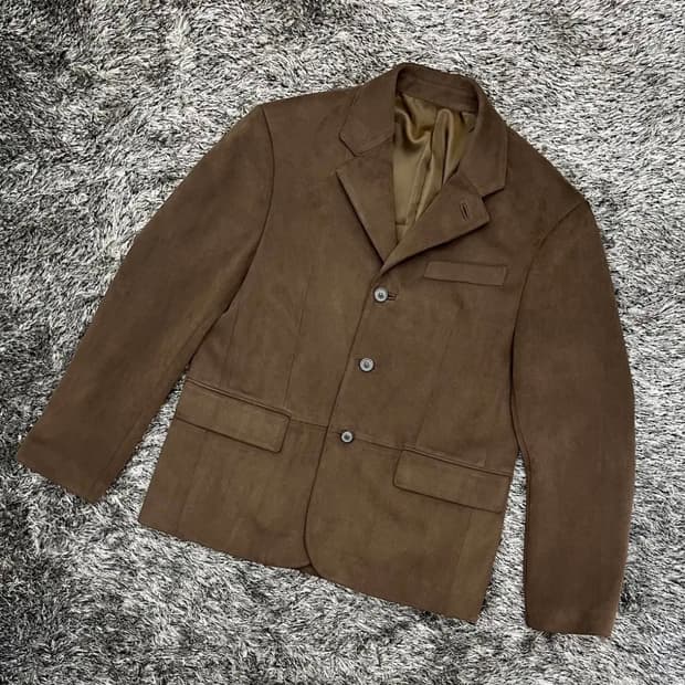 쿠어 남성 페이크 스웨이드 블레이저 (S) 100