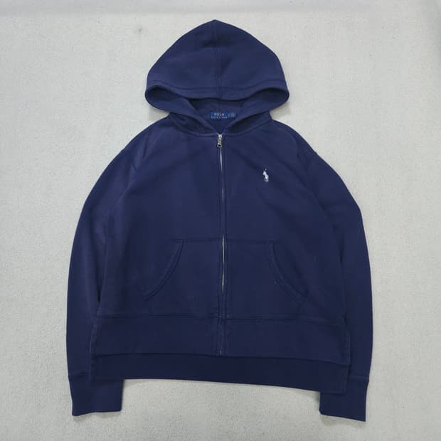 폴로 랄프 로렌 후드 집업 S 네이비