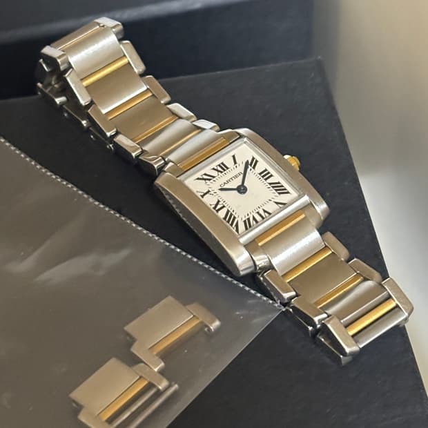 까르띠에 탱크 프랑세즈 콤비 스몰