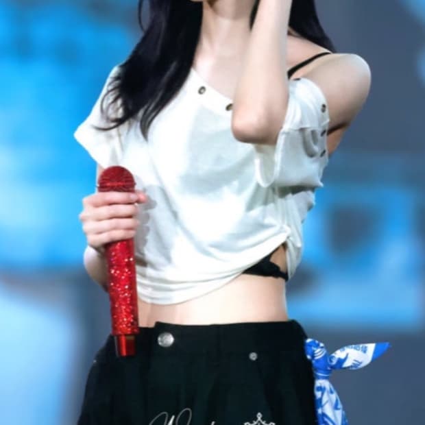 (윈터 착용)플리즈노팔로우 해리 버튼 탑 아이보리