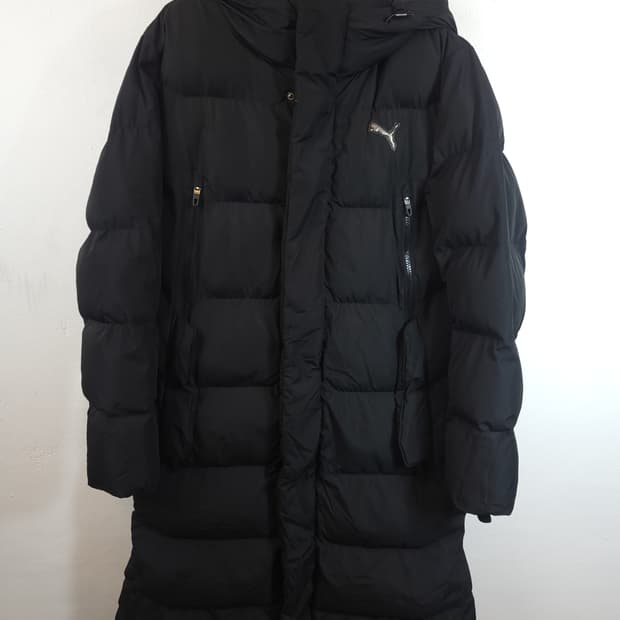푸마 롱패딩 블랙 90 S