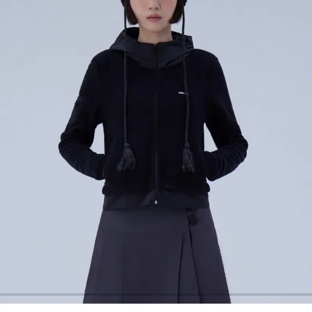 미세키서울 후리스 집업 후디