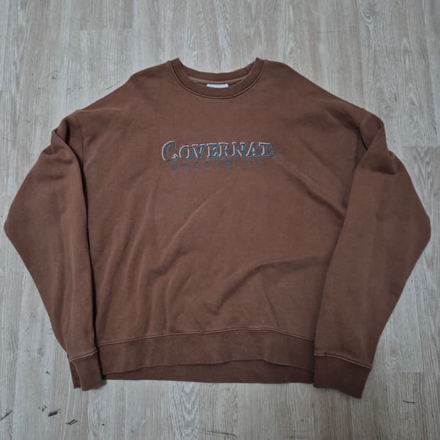 커버낫 어센틱 빅로고 맨투맨 M(95)