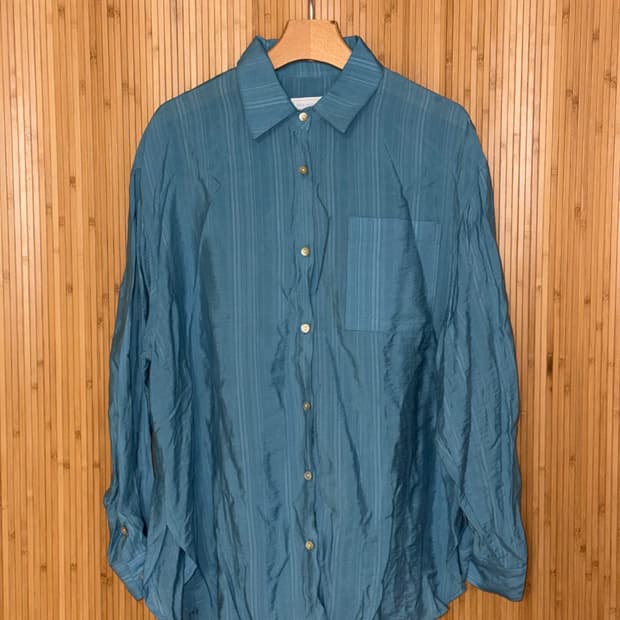 쉬이즈큐트 스트라이프 제인 셔츠 스카이블루 OS  