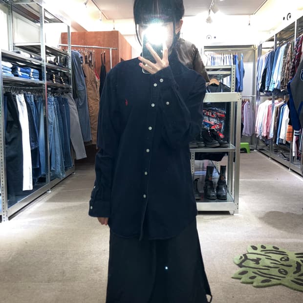 (M) POLO 폴로 랄프로렌 솔리드 셔츠 클래식핏