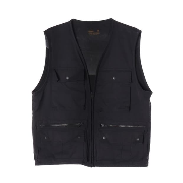 VANONE 티 포켓 유틸리티 베스트 블랙 F