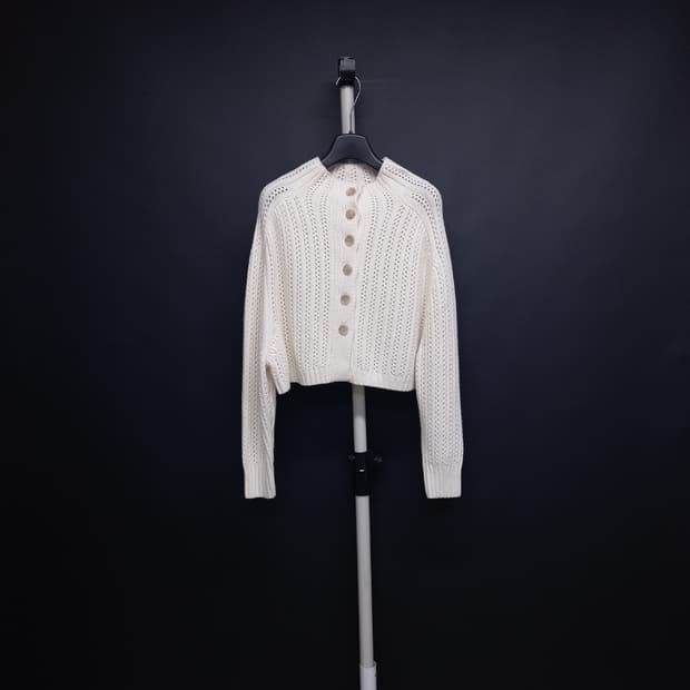 새 BLUE I-D 블루아이디 춘추동 숏 루즈핏 가디건 F 33-66