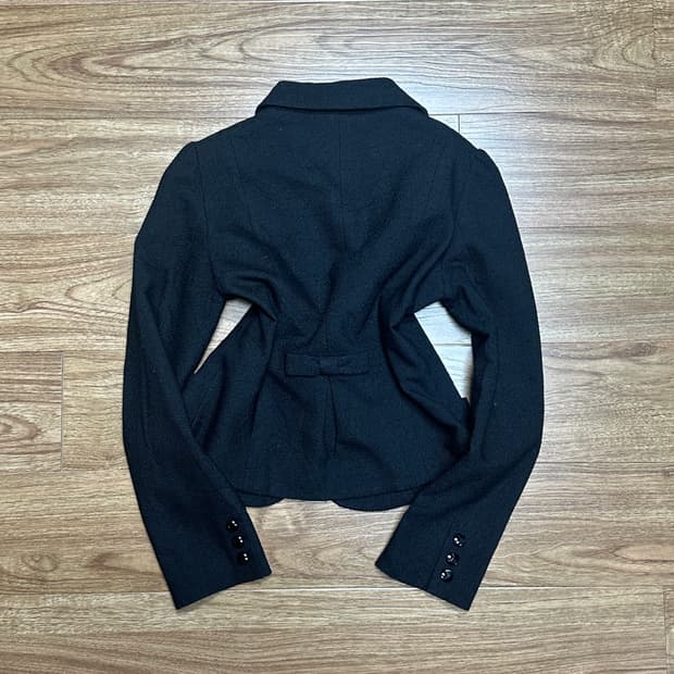 빈티지 블랙 리본 자켓 히메갸루 로걀 라떼 공겜여주 달천깔 긱시크 모리걸