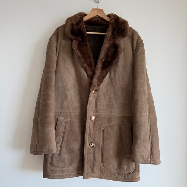 Pre owned 양피&양털 리얼 무스탕