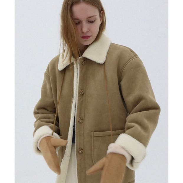 (레이크 스튜디오) fake suede half mustang