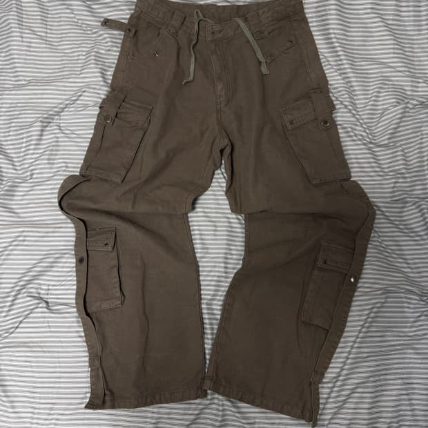 [빈티지] 카고팬츠 브라운